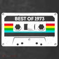 Best Of 1973 Retro 50th Birthday Mixtape T-Shirt thumb 5