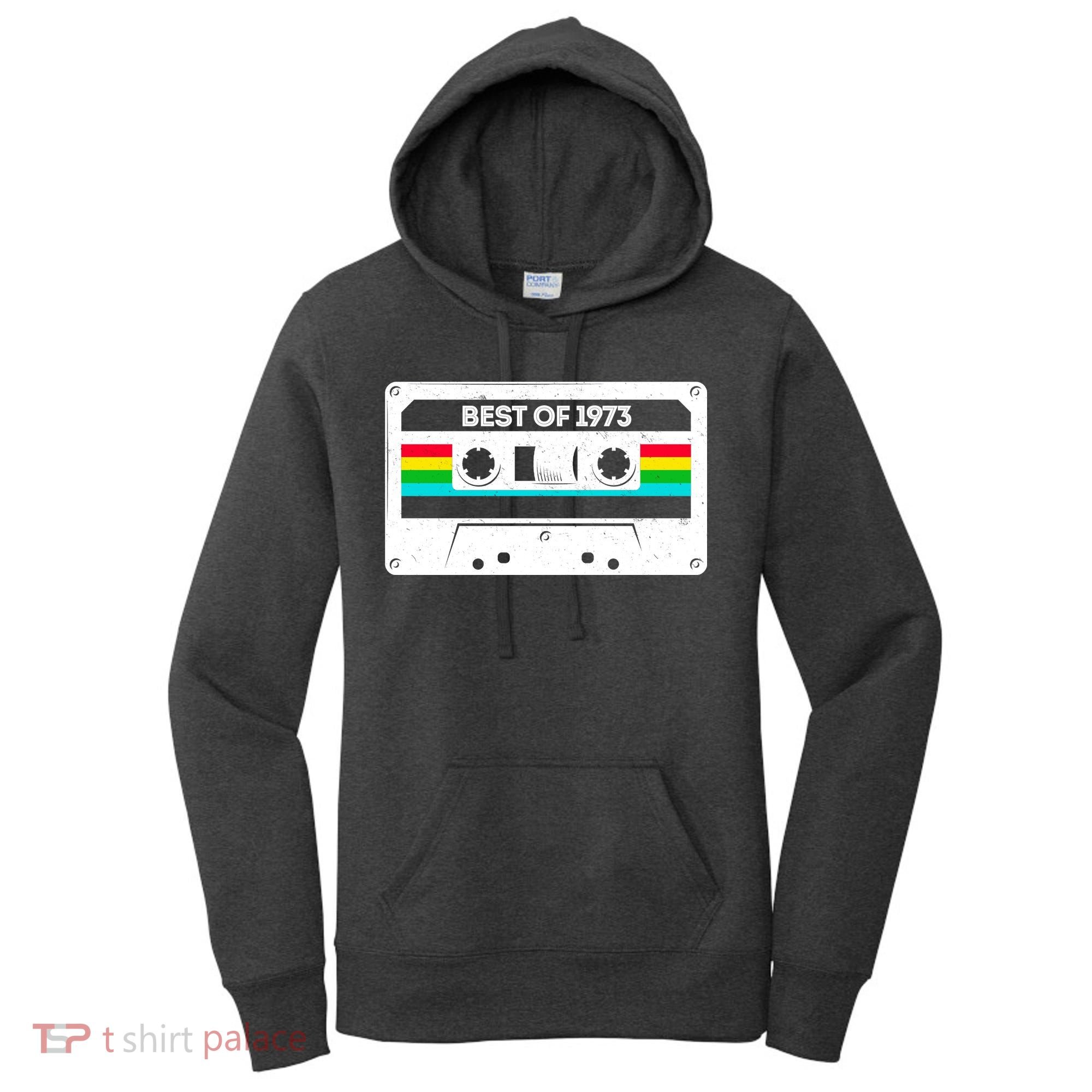 Best Of 1973 Retro 50th Birthday Mixtape Women's Hoodie