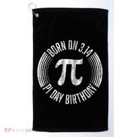 Born On 3 14 Pi Day Birthday March 14th Birthday Great Gift Golf Towel thumb 0