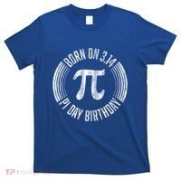 Born On 3 14 Pi Day Birthday March 14th Birthday Great Gift T-Shirt thumb 0
