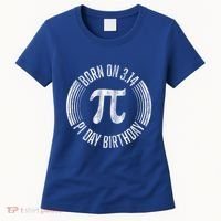 Born On 3 14 Pi Day Birthday March 14th Birthday Great Gift Women's T-Shirt thumb 0