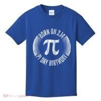 Born On 3 14 Pi Day Birthday March 14th Birthday Great Gift Kids T-Shirt thumb 0