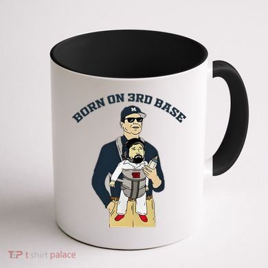 Born On 3rd Base Coffee Mug back