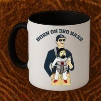 Born On 3rd Base Coffee Mug thumb 2