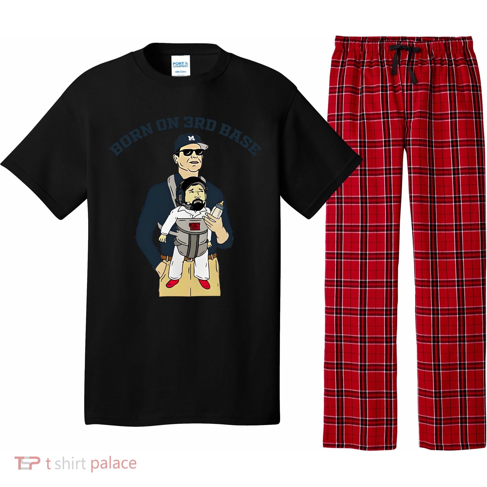 Born On 3rd Base Pajama Set