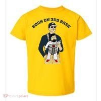 Born On 3rd Base Toddler T-Shirt thumb 0
