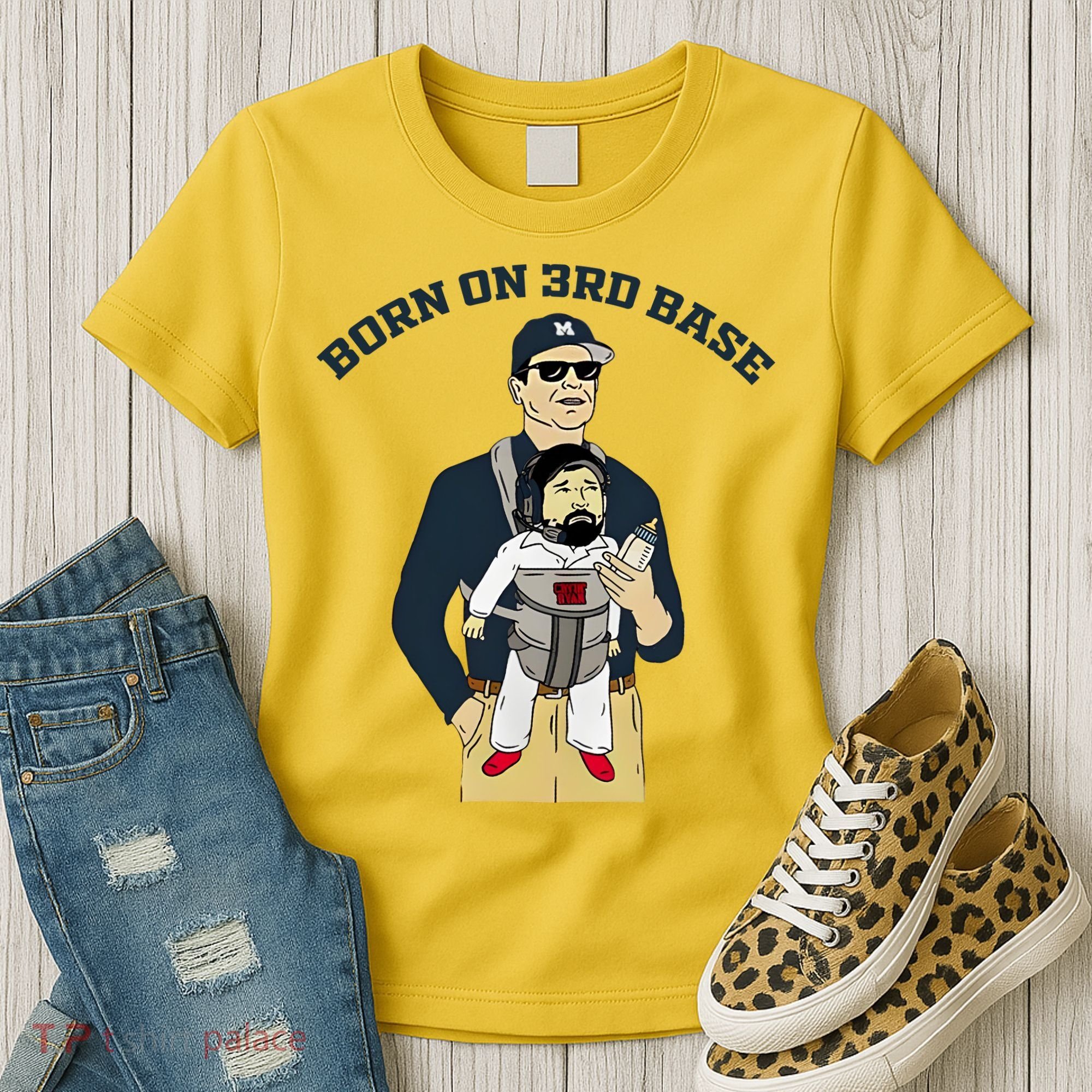 Born On 3rd Base Women's T-Shirt