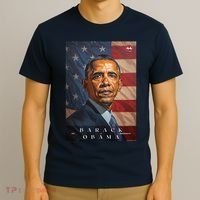Barack Obama 44th President Of The United States Portrait T-Shirt thumb 3