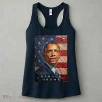 Barack Obama 44th President Of The United States Portrait Women's Tank Top thumb 3