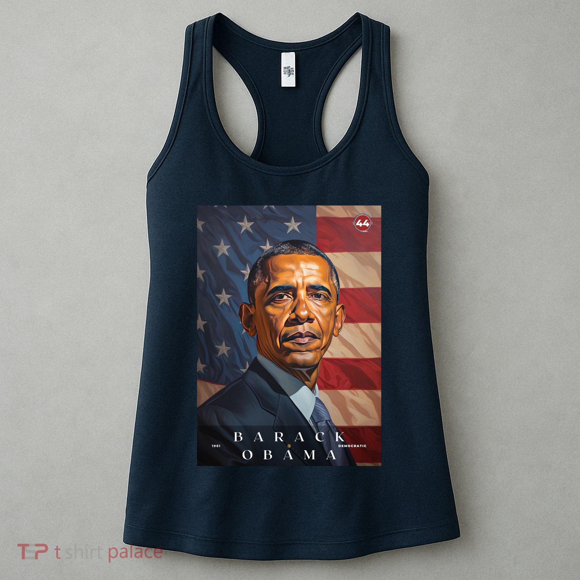 Barack Obama 44th President Of The United States Portrait Women's Tank Top