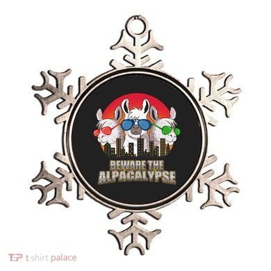 Beware Of Alpacalypse Ornament
