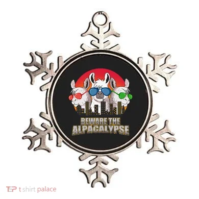 Beware Of Alpacalypse Ornament