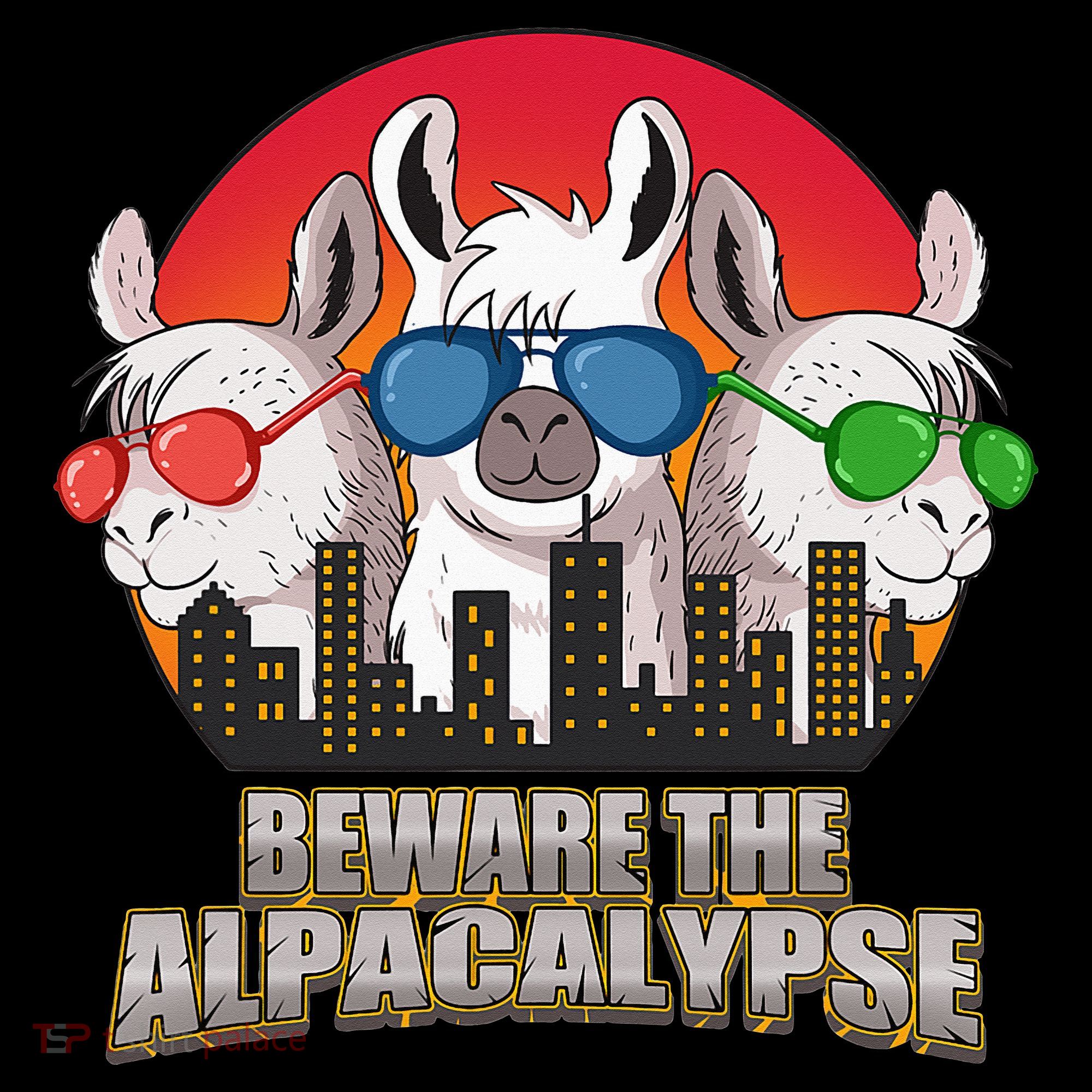 Beware Of Alpacalypse Ornament