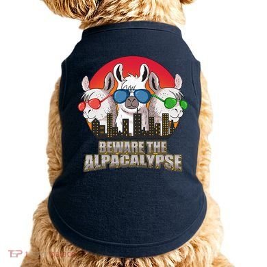 Beware Of Alpacalypse Doggie Tank