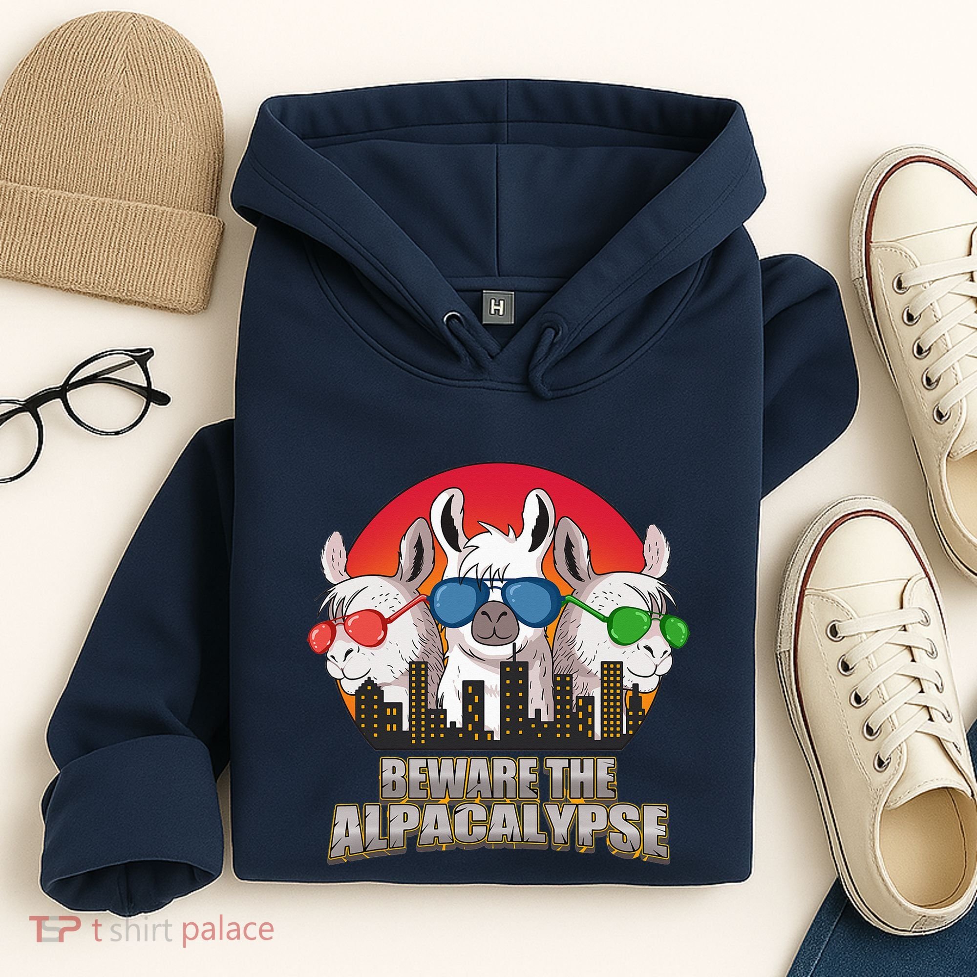 Beware Of Alpacalypse Hoodie