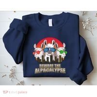 Beware Of Alpacalypse Sweatshirt thumb 2