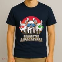 Beware Of Alpacalypse T-Shirt thumb 3