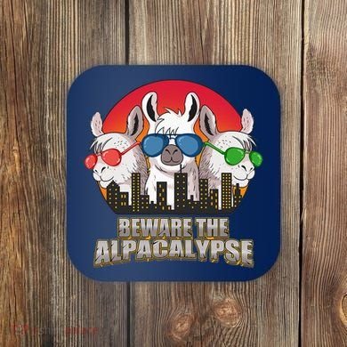 Beware Of Alpacalypse Coaster