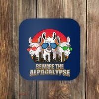Beware Of Alpacalypse Coaster thumb 0