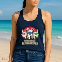 Beware Of Alpacalypse Women's Tank Top thumb 2