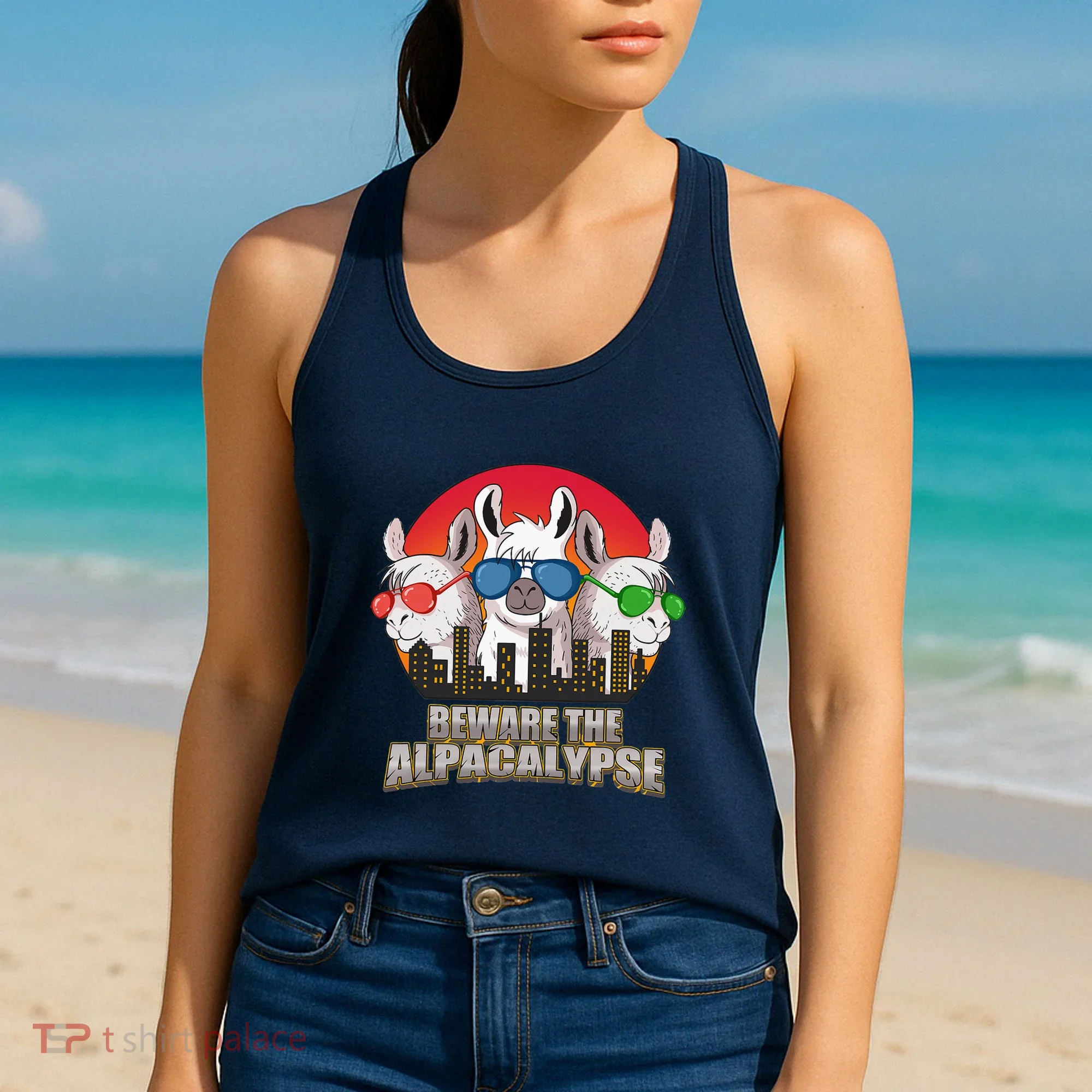 Beware Of Alpacalypse Women's Tank Top