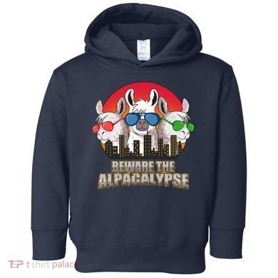 Beware Of Alpacalypse Toddler Hoodie