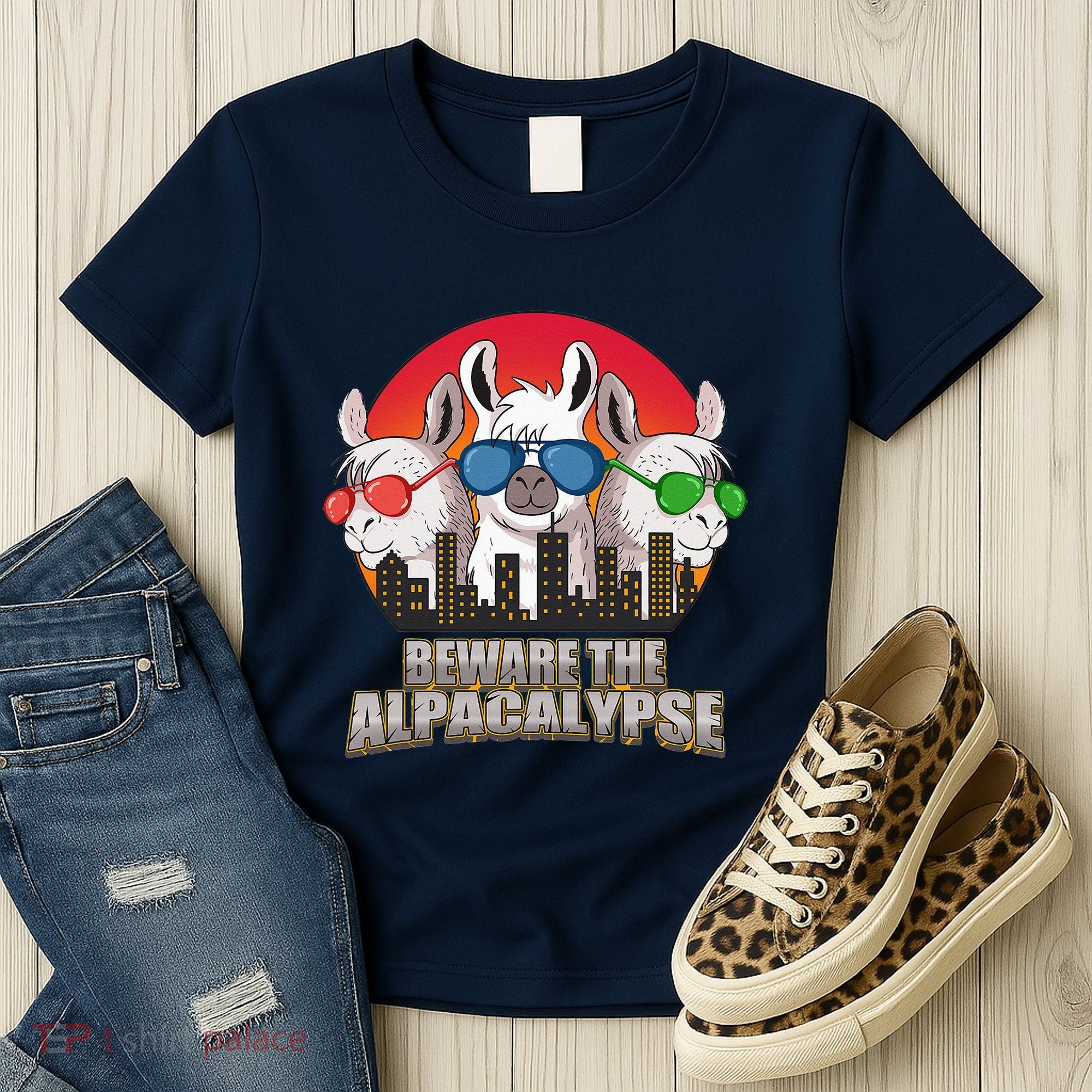Beware Of Alpacalypse Women's T-Shirt