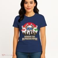 Beware Of Alpacalypse Women's T-Shirt thumb 4