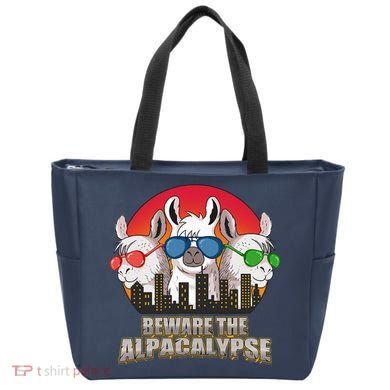 Beware Of Alpacalypse Tote Bag