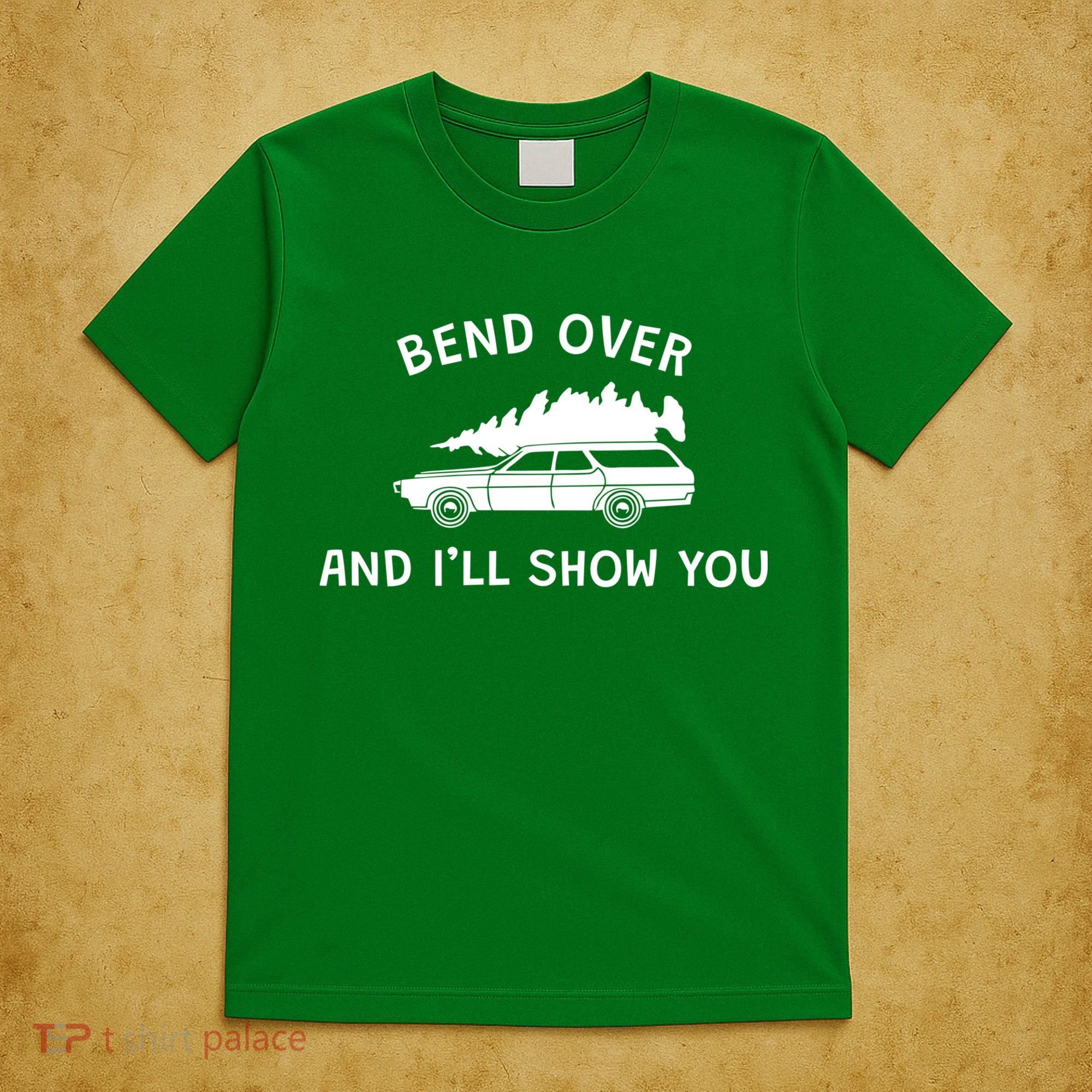 Bend Over And ILl Show You Christmas Couple Matching Family T-Shirt