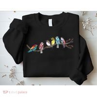 Birds On A Branch Birding Bird Watching Bird Watcher Sweatshirt thumb 2