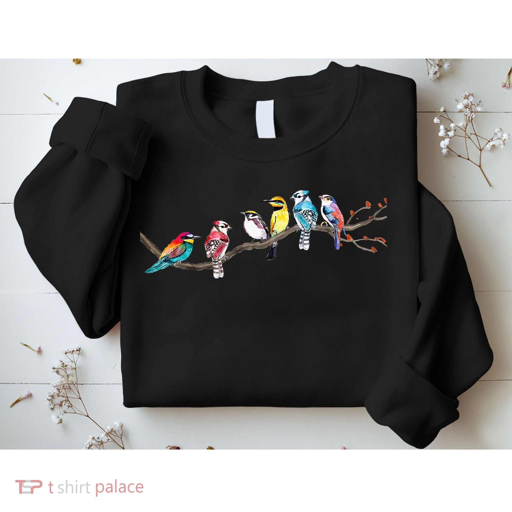 Birds On A Branch Birding Bird Watching Bird Watcher Sweatshirt