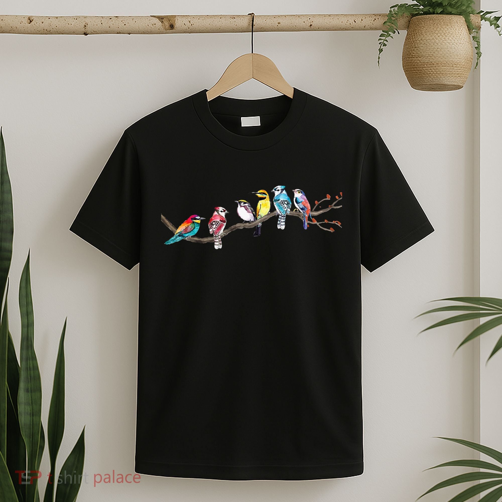 Birds On A Branch Birding Bird Watching Bird Watcher T-Shirt