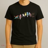 Birds On A Branch Birding Bird Watching Bird Watcher T-Shirt thumb 3
