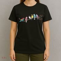 Birds On A Branch Birding Bird Watching Bird Watcher T-Shirt thumb 4