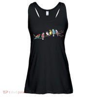 Birds On A Branch Birding Bird Watching Bird Watcher Ladies Essential Flowy Tank thumb 0