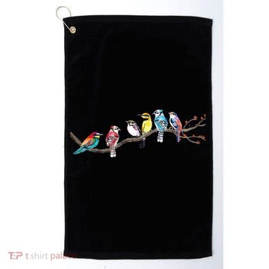 Birds On A Branch Birding Bird Watching Bird Watcher Golf Towel