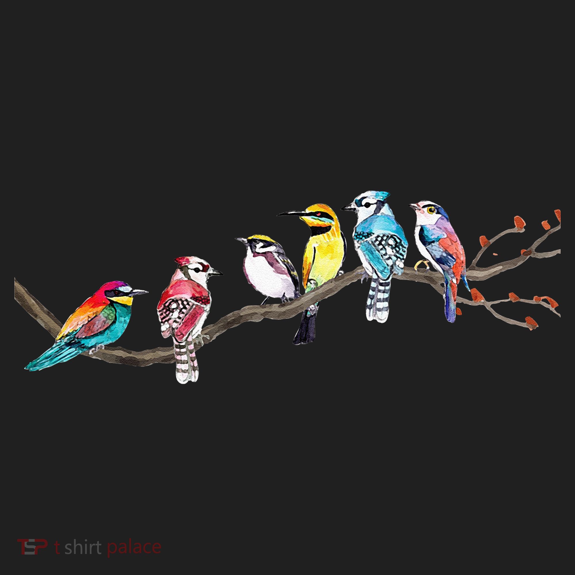 Birds On A Branch Birding Bird Watching Bird Watcher Golf Towel