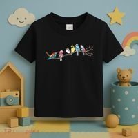 Birds On A Branch Birding Bird Watching Bird Watcher Toddler T-Shirt thumb 3