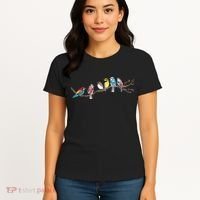 Birds On A Branch Birding Bird Watching Bird Watcher Women's T-Shirt thumb 4