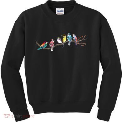 Birds On A Branch Birding Bird Watching Bird Watcher Kids Sweatshirt
