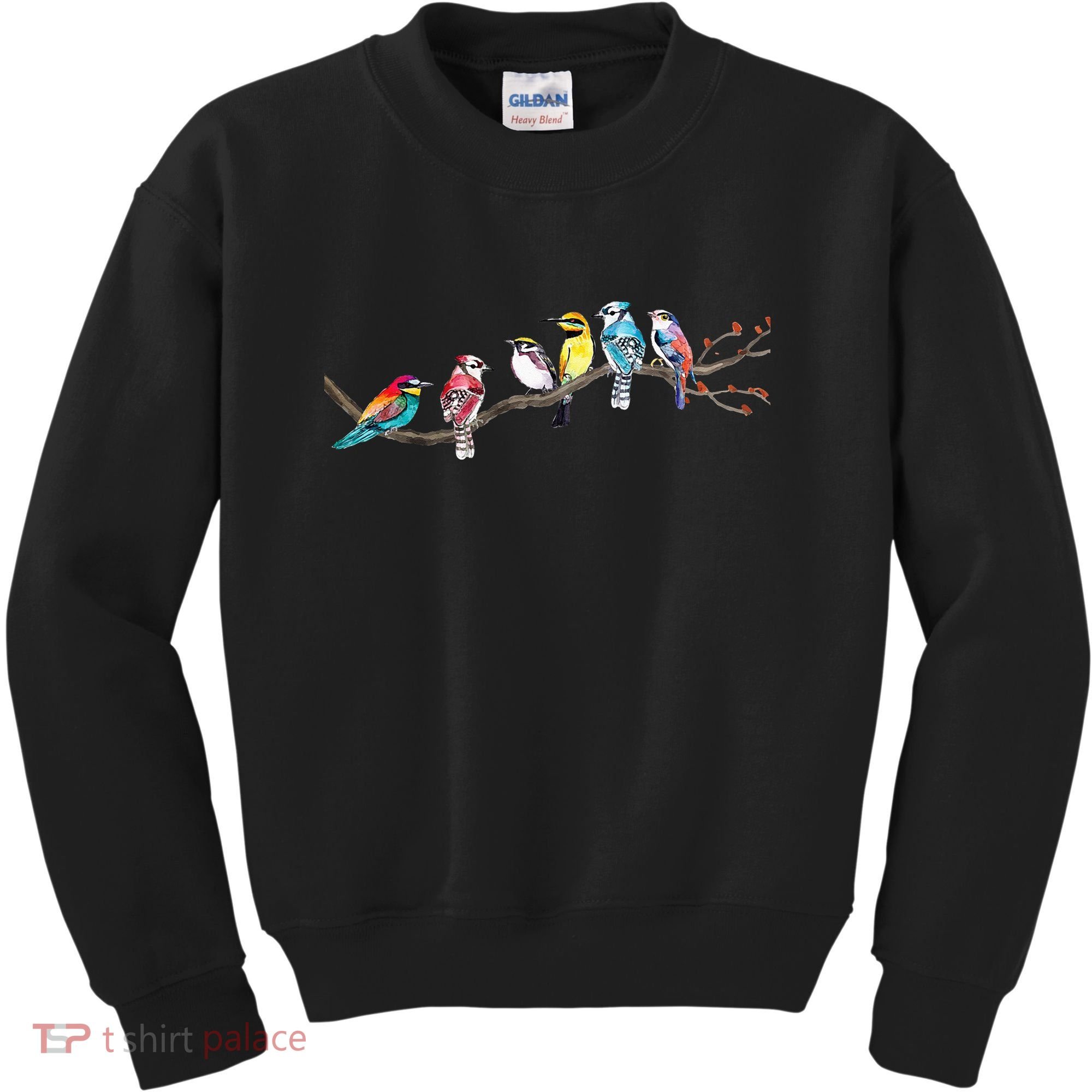 Birds On A Branch Birding Bird Watching Bird Watcher Kids Sweatshirt