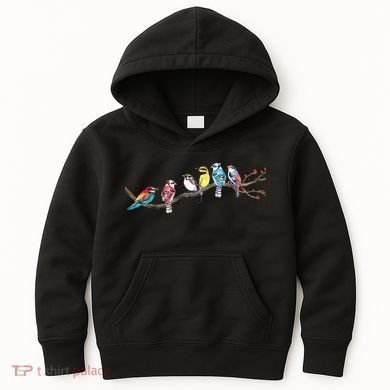 Birds On A Branch Birding Bird Watching Bird Watcher Kids Hoodie
