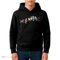 Birds On A Branch Birding Bird Watching Bird Watcher Kids Hoodie thumb 4