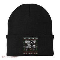 Bend Over And I'll Show You Ugly Christmas Gift Beanie thumb 0