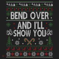 Bend Over And I'll Show You Ugly Christmas Gift Beanie thumb 2