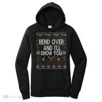 Bend Over And I'll Show You Ugly Christmas Gift Women's Hoodie thumb 0