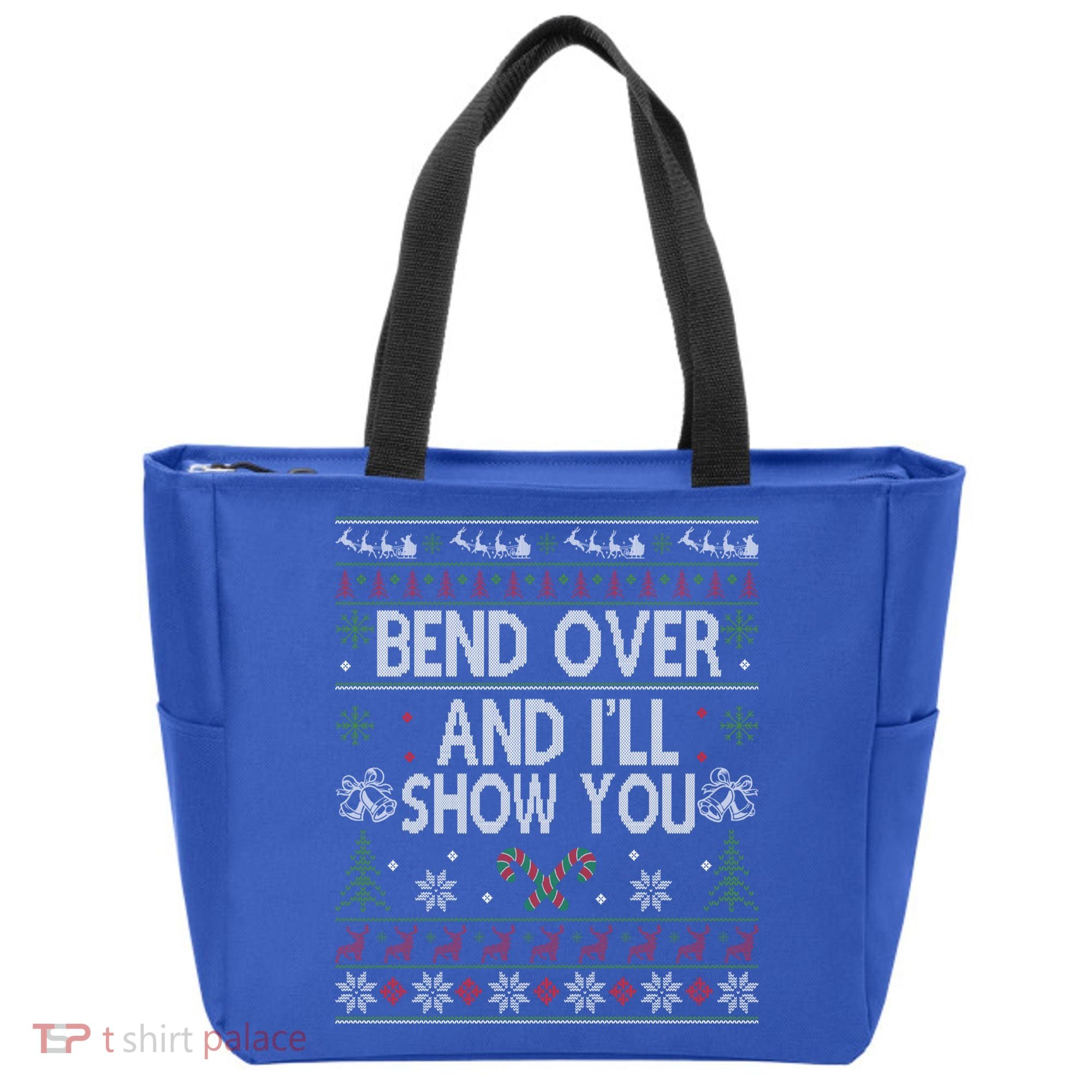 Bend Over And I'll Show You Ugly Christmas Gift Tote Bag
