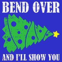 Bend Over And Ill Show You Christmas Pajama Funny Xmas Humor Women's Tank Top thumb 5