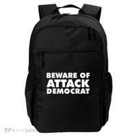 Beware Of Attack Democrat Backpack thumb 0